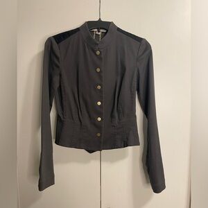 Rachel Roy Military Jacket Grey Size 6